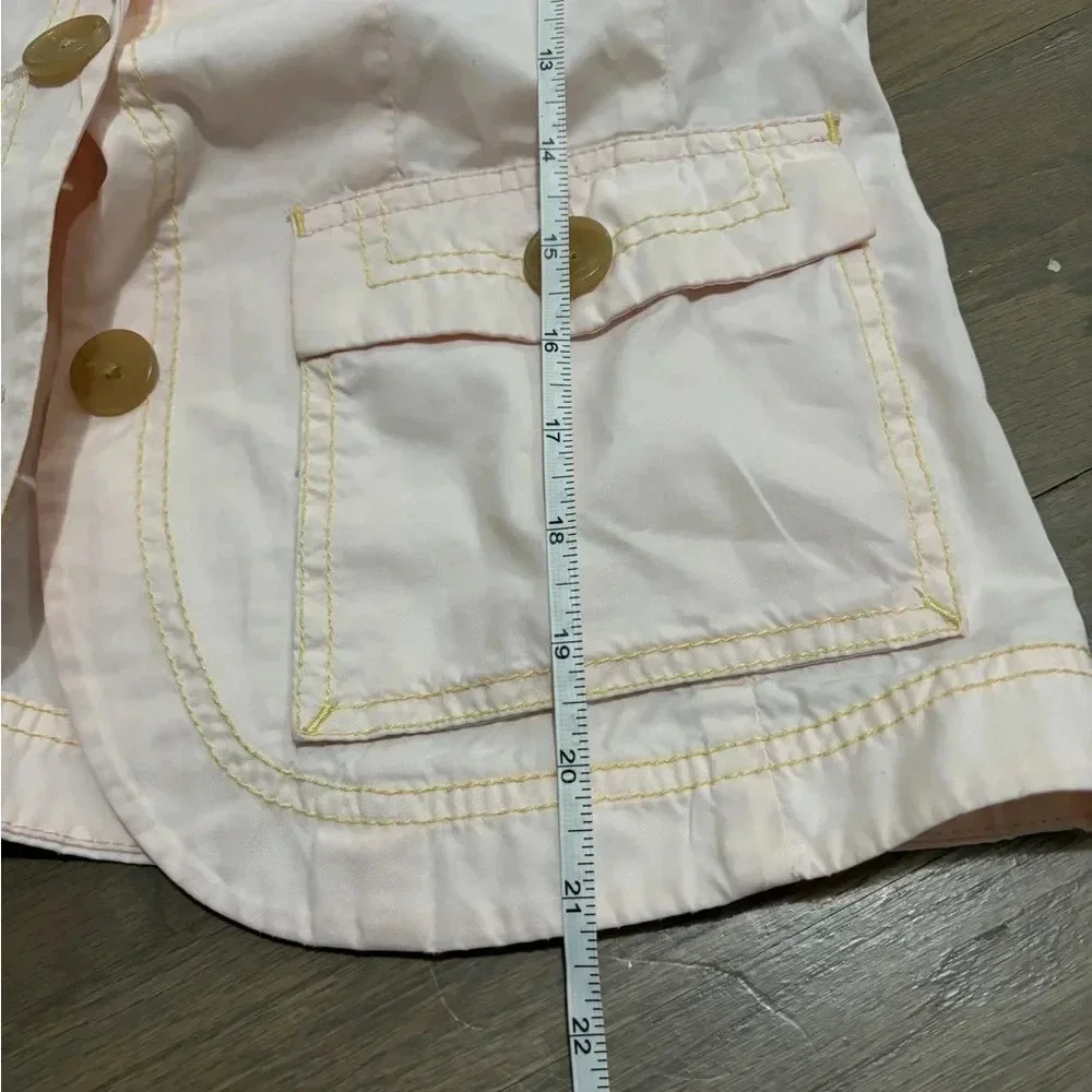 J. Crew Classic Twill Chino Light Pink Jacket. Small